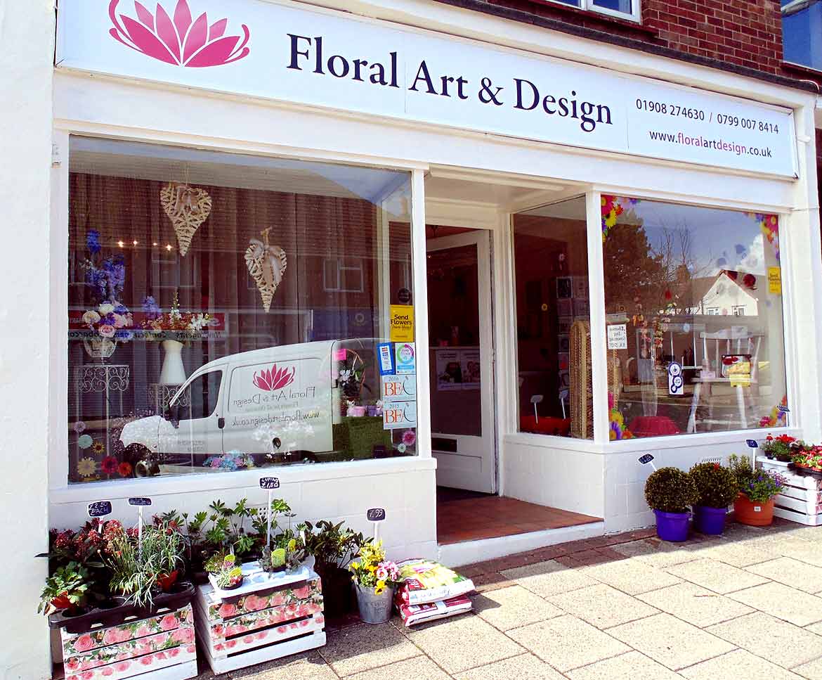 Floral Art Design,Flowers Milton Keynes,Contact us,01908 274 630